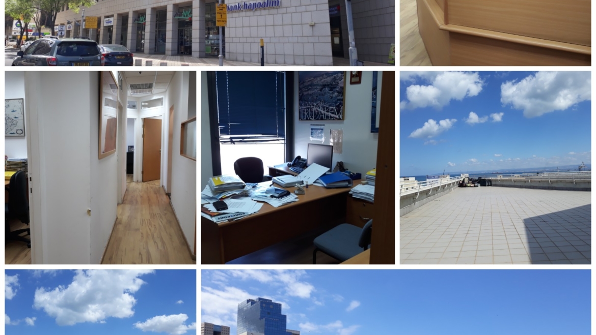 המשרד 74 מטר & המרפסת 300 מטר & המיקום חלונות הסיטי בית המשפט & המחיר לחברים