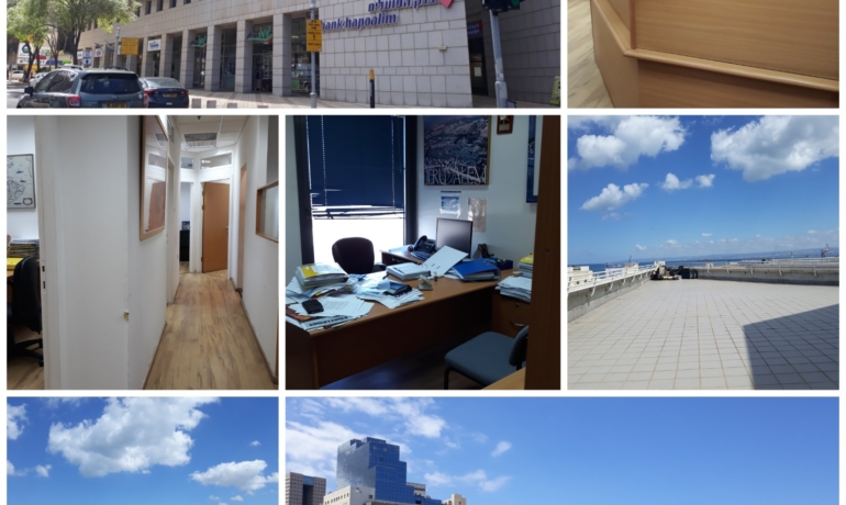 המשרד 74 מטר & המרפסת 300 מטר & המיקום חלונות הסיטי בית המשפט & המחיר לחברים