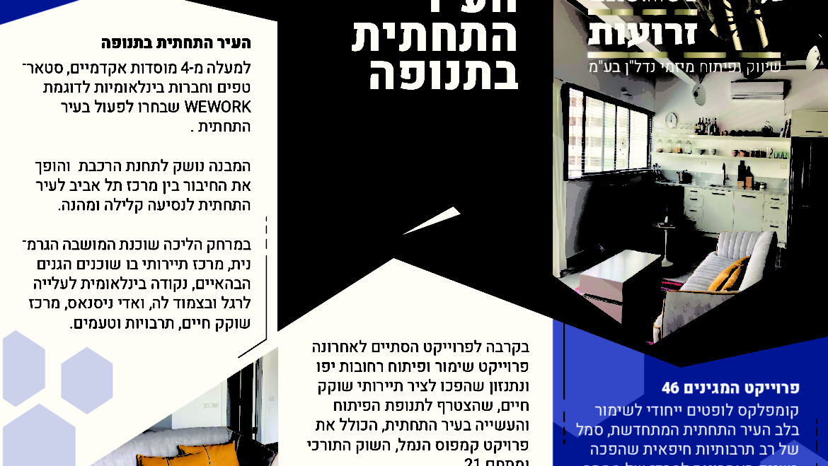 בונים קהילה – זרועות נדל"ן משיקה פרויקט מגורים בעיר התחתית בחיפה